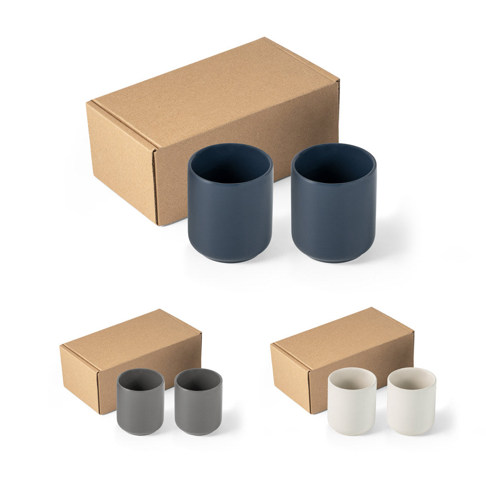 Set of ceramic cups 280 mL