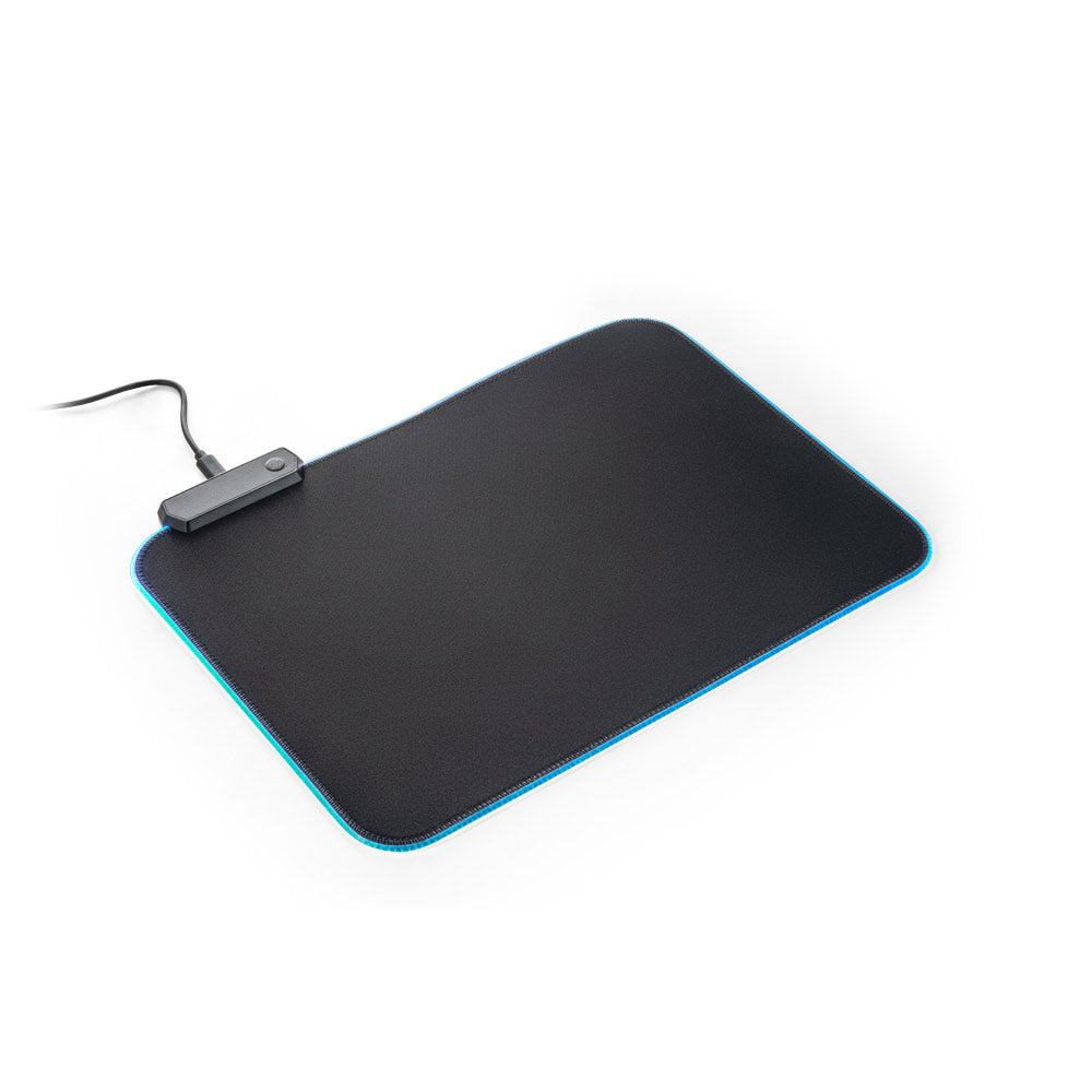 Gaming mouse mat with RGB LED lights